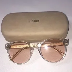 NWT CHLOÉ 52mm V-round Sunglasses In Champagne Chloe | Accessories | Nwt Chlo 52mm Vround Sunglasses In  main image 3